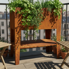 Tischbeete Corten