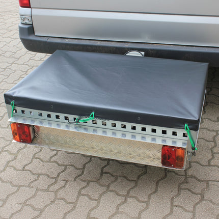 Abdeckplane Heckträger SCHWARZ | 90 x 60 cm Ladungssicherung