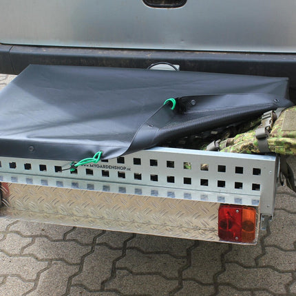 Abdeckplane Heckträger SCHWARZ | 90 x 60 cm Ladungssicherung