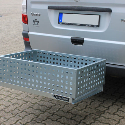 CARGOBOAR Heckträger COMPACT | 80 x 50 x 16 cm | mit Einhebel-Schnellverschluss 