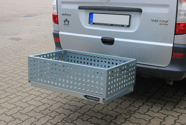 CARGOBOAR Heckträger COMPACT | 80 x 50 x 16 cm | mit Einhebel-Schnellverschluss 