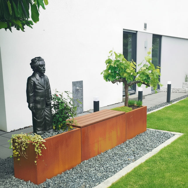 CUBEBOX | Sitzdeckel Metall - WPC