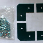Jeu d'équerres d'angle / anthracite