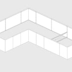 400x300/70 cm L-shape