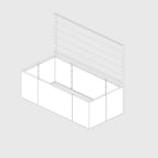 Set of 200 straight / outside corners