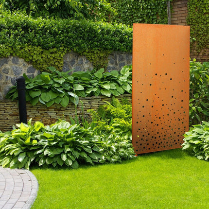 SPACE VERTICAL mit Motiv | Breite 87 cm | Corten