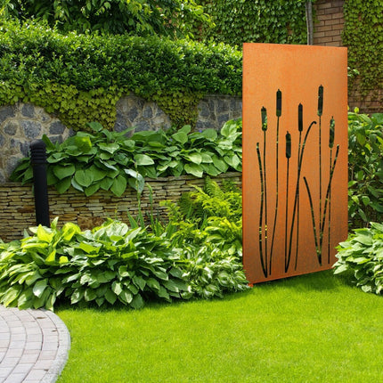 SPACE VERTICAL mit Motiv | Breite 87 cm | Corten