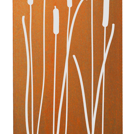 SPACE VERTICAL mit Motiv | Breite 87 cm | Corten