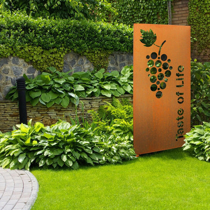 SPACE VERTICAL mit Motiv | Breite 87 cm | Corten