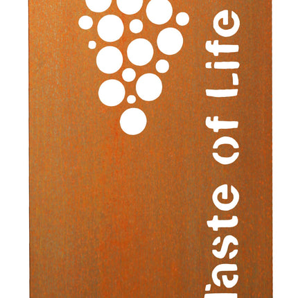 SPACE VERTICAL mit Motiv | Breite 87 cm | Corten