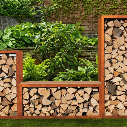 WOODPECKER PRO Corten | Sitzbank