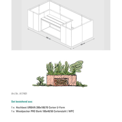 Gartenobjekt | Urbank ZERO 200 C