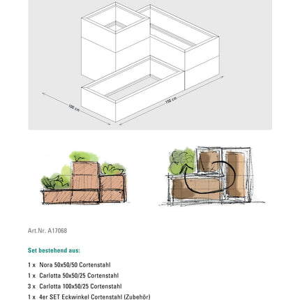 Gartenobjekt | Kräuterspirale LIMAX One anthrazit