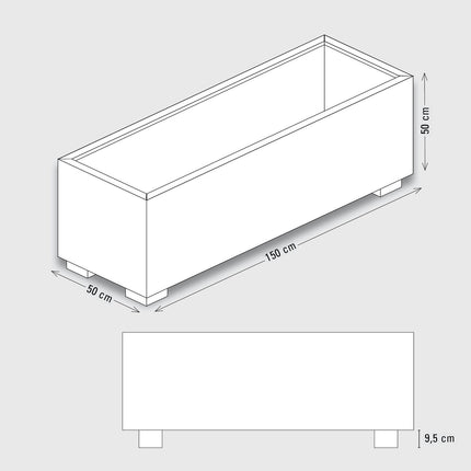 LOTTE STEPS 150x50 | anthrazit
