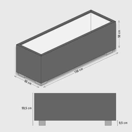 LOTTE STEPS 150x50 | anthrazit