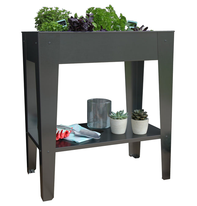 Design Hochbeet "Palatino" klein | anthrazit