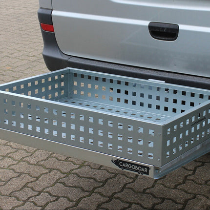 CARGOBOAR Heckträger Premium | 90 x 60 x 16 cm | mit Einhebel-Schnellverschluss 