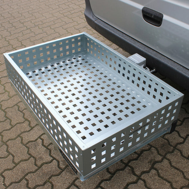 CARGOBOAR Heckträger Premium | 90 x 60 x 16 cm | mit Einhebel-Schnellverschluss 