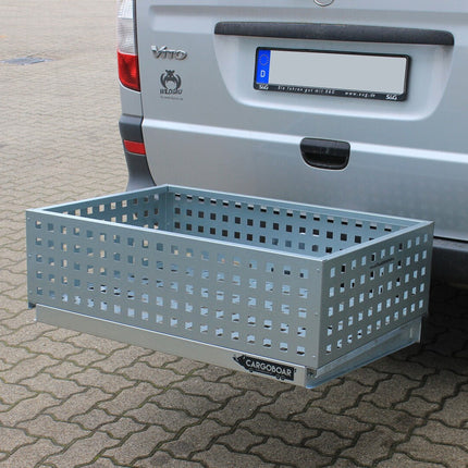 CARGOBOAR Heckträger Premium Maxi | 90 x 60 x 25 cm | mit Einhebel-Schnellverschluss 