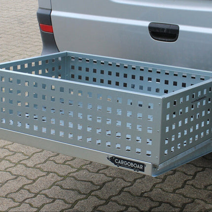CARGOBOAR Heckträger Premium Maxi | 90 x 60 x 25 cm | mit Einhebel-Schnellverschluss 