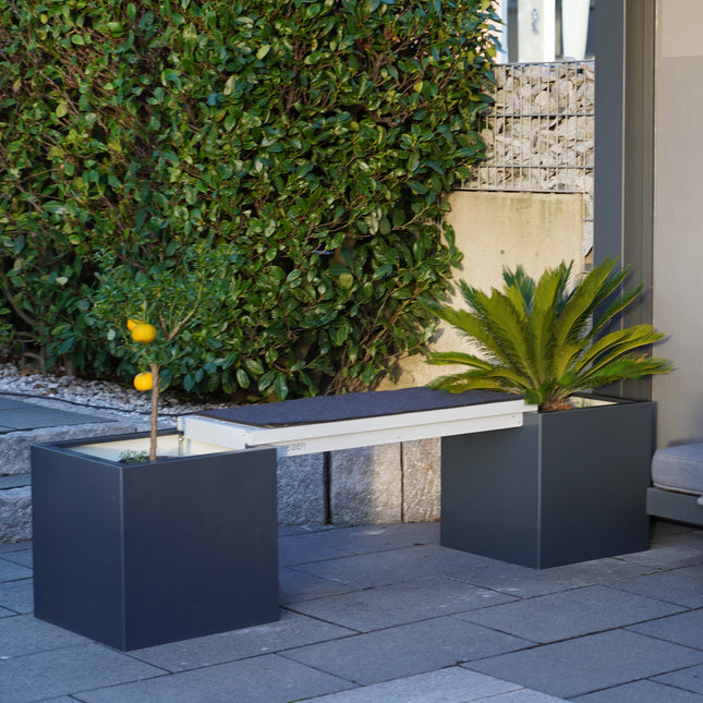 Gartenobjekt | VIEW Bank 100 anthrazit