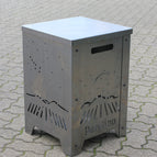 Fire basket & tub/lid set