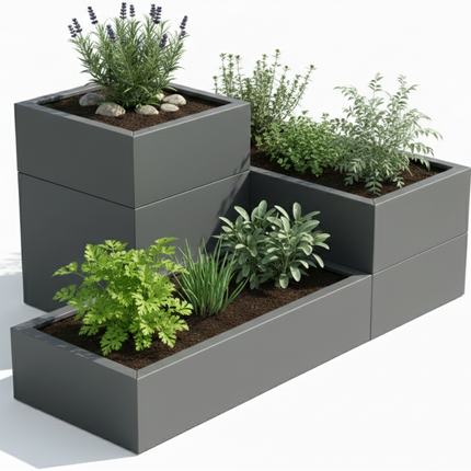 Garden feature | LIMAX One herb spiral, anthracite