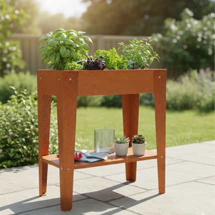 Design Tischbeet "Palatino" klein | Corten