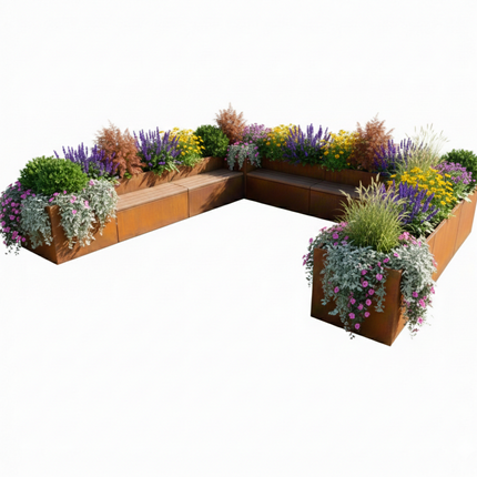 Garden feature | Urbank FAMILY seating area