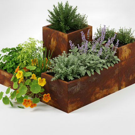 Garden feature | LIMAX Two herb spiral