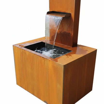 AQUA BOX Fountain | Corten Complete Set