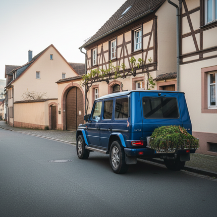 CARGOBOAR Premium Maxi Rear Carrier | 90 x 60 x 25 cm | with single-lever quick-release fastener