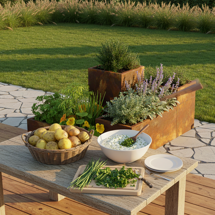 Garden feature | LIMAX Two herb spiral