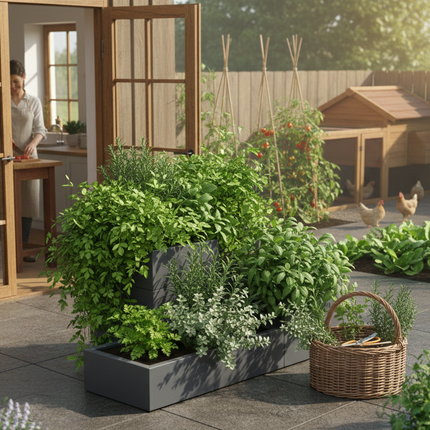 Garden feature | LIMAX One herb spiral, anthracite