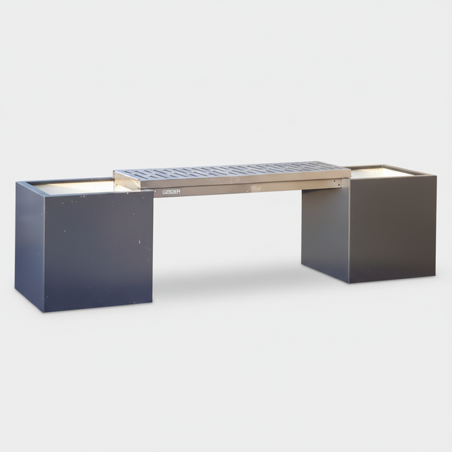 Gartenobjekt | VIEW Bank 100 anthrazit