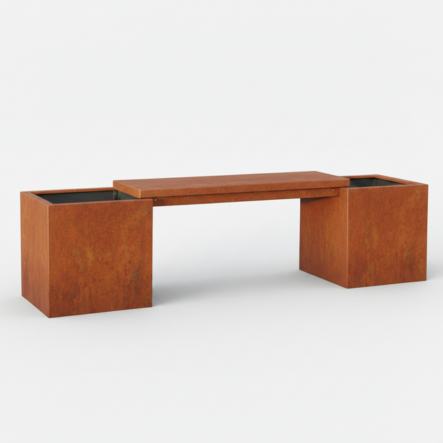 Gartenobjekt | VIEW Bank 100 Corten/Corten