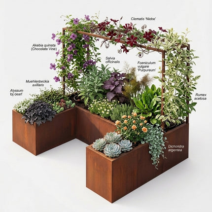 Gartenobjekt | ATRIUM U-Form 200x150