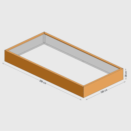 CARLOTTA PRO  Pflanzrahmen / Rahmenbeete | Corten