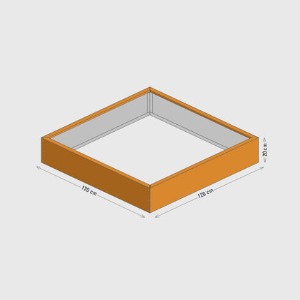 CARLOTTA PRO  Pflanzrahmen / Rahmenbeete | Corten