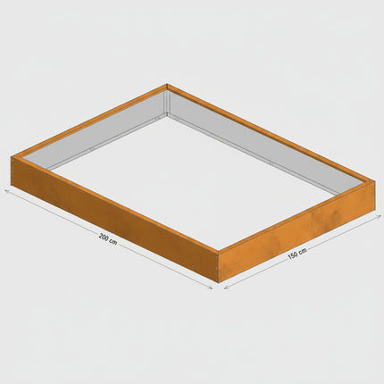 CARLOTTA PRO  Pflanzrahmen / Rahmenbeete | Corten