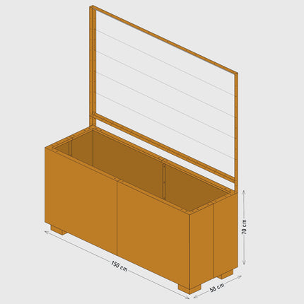 URBAN NEXUS Sichtschutz | Corten