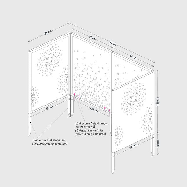 SPACELINE | Garbage can enclosure 