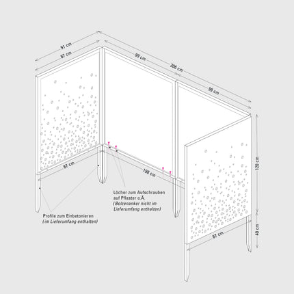 SPACELINE | Garbage can enclosure 