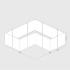 200x200/70 cm L-Form