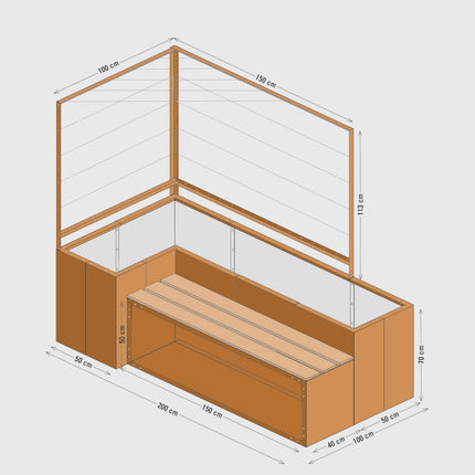 Objet de jardin | Urbank ZERO 200 L