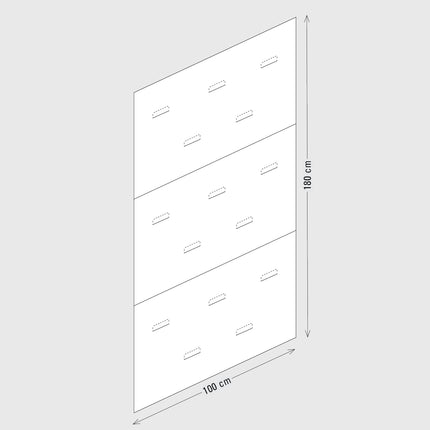 WOODPECKER anthracite | H 180cm