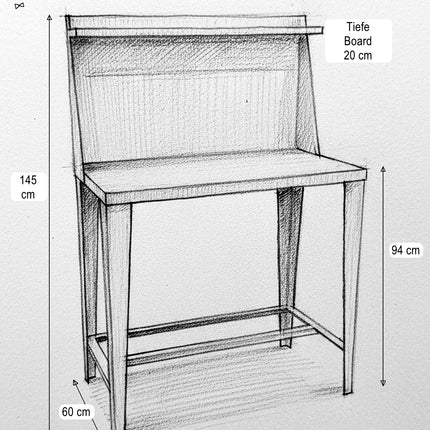 Pflanztisch Palatino II mit Rückwand